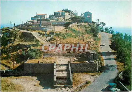 Moderne Karte La Guardia Pontevedra Montagne de Santa Tecla Pic St Francisco