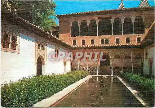 Moderne Karte Pueblo Espanol Patio de los Arrayanes Granada Palma de Mallorca