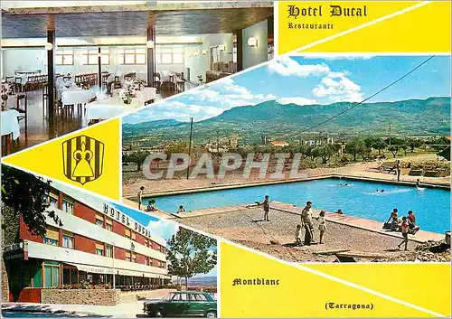 Moderne Karte Hotel Ducal Restaurante Mont Blanc Tarragona