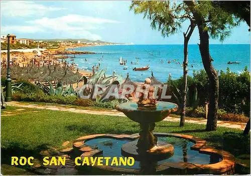Cartes postales moderne Costa Dorada Tarragona Roda de Bara Roc San Cayetano