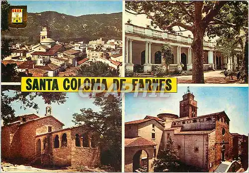 Cartes postales moderne Santa Coloma de Farnes Gerona Divers aspects