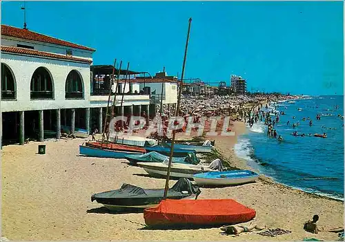 Cartes postales moderne Costa Dorada Premia de Mar Plage du Casino Bellamar