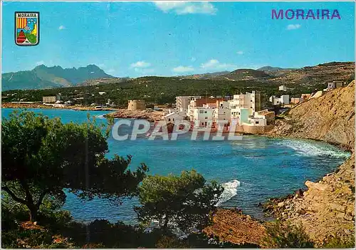 Cartes postales moderne Moraira Alicante Vue partielle