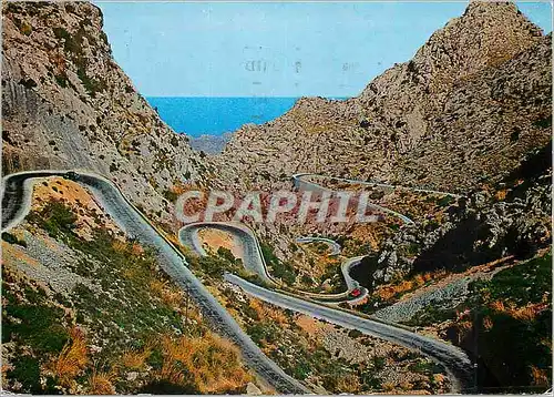 Cartes postales moderne Mallorca Carretera de La Calobra