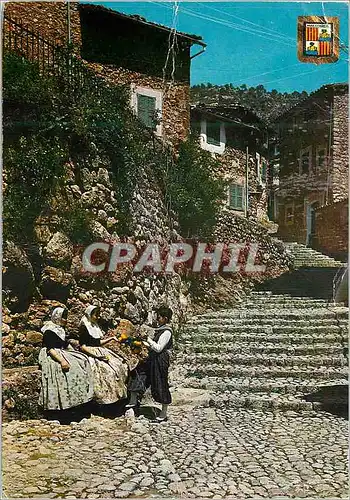 Cartes postales moderne Mallorca Fornalutz Rue typique