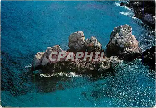 Cartes postales moderne Mallorca Baleares Espana Deya Detalle de la costa Vista aerea