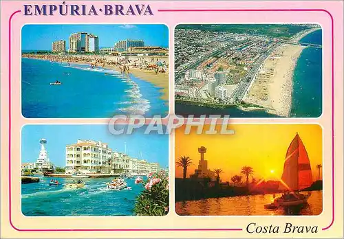 Cartes postales moderne Empuria Brava Costa Brava Vues diverses