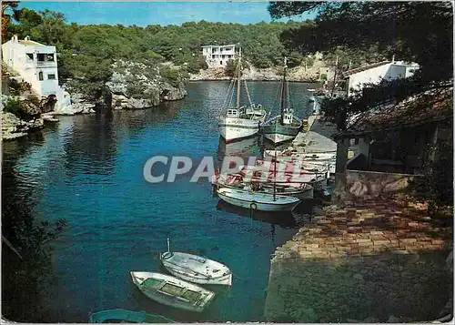 Cartes postales moderne Santanyi Mallorca Cala Figuera Bateaux