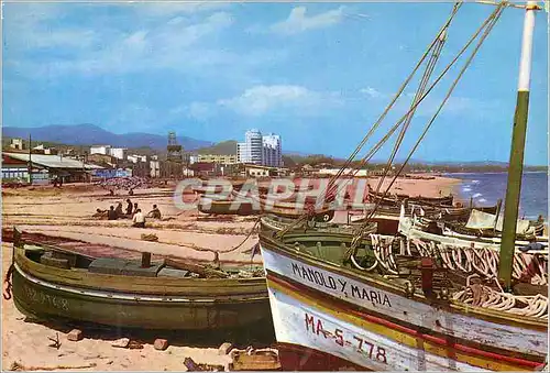 Cartes postales moderne Mataro Bateaux