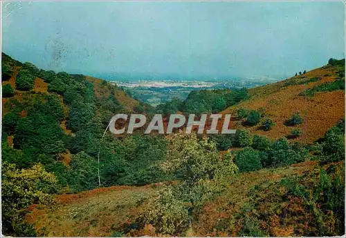 Cartes postales moderne Col d Ibardin Vue du Ibardin au fond San Juan de Luz