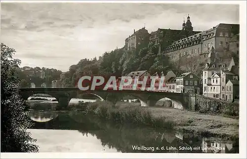 Cartes postales moderne Weilburg a d Lahn Schloss mit Lahnbrucke