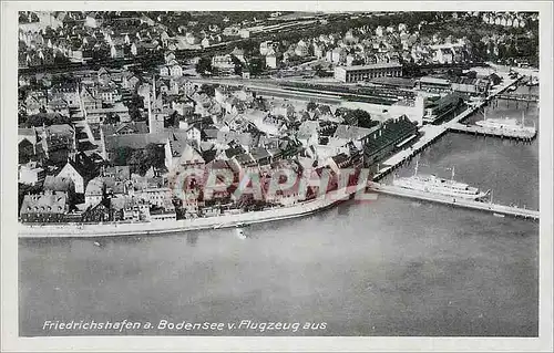 Cartes postales moderne Friedrichshafen a Bodensee v Flugzeug aus Bateaux
