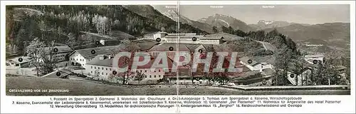 CARTE DOUBLE Obersalzberg der Zerstorung