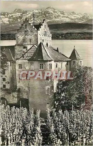 Moderne Karte Schloss Meersburg mit Altmann und Santis