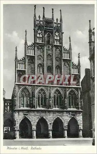 Cartes postales moderne Munster i Westf Rathaus