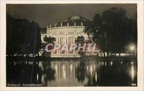 Cartes postales moderne Stuttgart Staatstheater