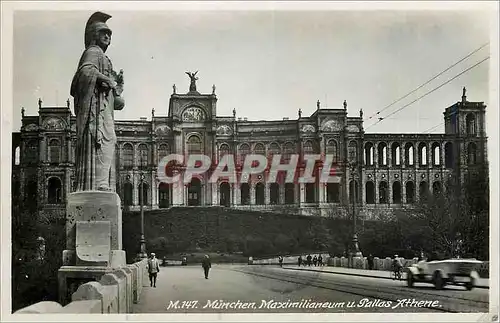 Cartes postales moderne Munchen Maximilianeum u Pallas Athene