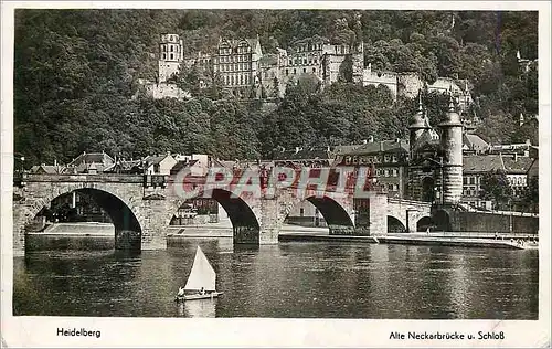 Cartes postales moderne Heidelberg Alte Neckarbrucke u Schloss