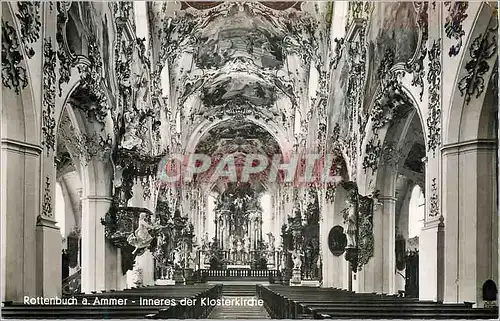 Moderne Karte Rottenbuch a Ammer Inneres der Klosterkirche