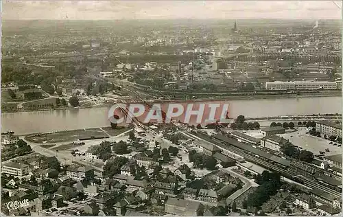 Moderne Karte Kehl am Rhein Rheinbrucken
