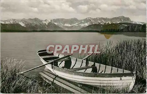 Cartes postales moderne Windstille auf dem Ammersee Obb