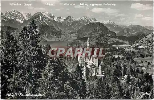 Cartes postales moderne Schloss Neuschwanstein
