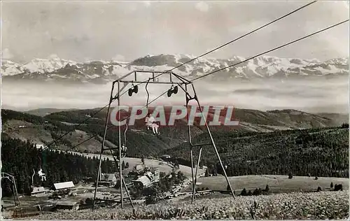 Cartes postales moderne Hote Feldbergerhof mit Schwebelift u Alpensicht Feldberg im Schwarzwald