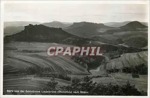 Cartes postales moderne Blick von der Schlossbruine Linderbrunn Rheinpfalz nach Suden