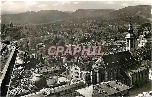 Cartes postales moderne Baden Baden Blick vom Neuen Schloss