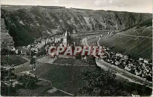 Moderne Karte Cochem a d Mosel