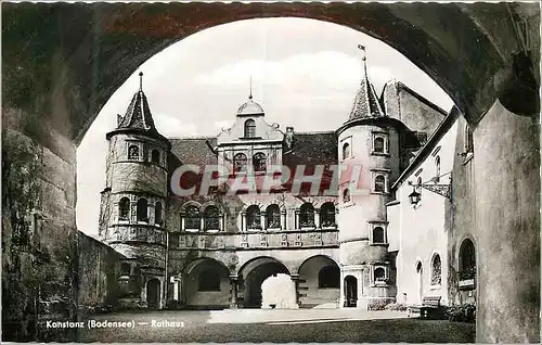 Cartes postales moderne Konstanz Bodensee Rathaus