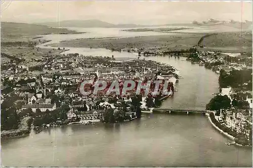 Cartes postales moderne Konstanz am Bodensee Rhein mit Blick auf den Untersee und die Hegauberge