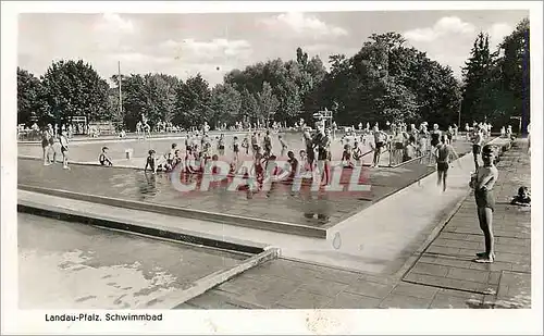 Cartes postales moderne Landau Platz Schwimmbad Enfants