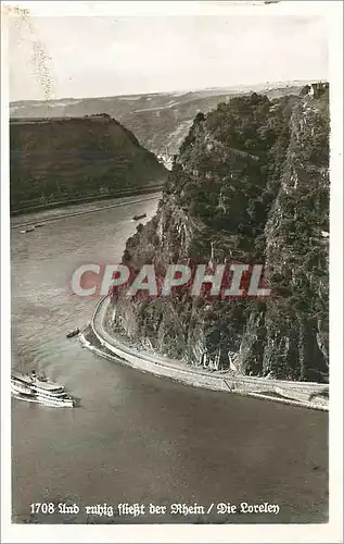 Cartes postales moderne Die Loreley Bateau