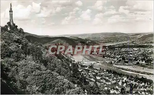 Cartes postales moderne Trier Mariensaule Blick auf die Stadt