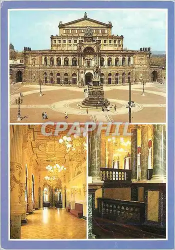 Cartes postales moderne Dresden Staatsper