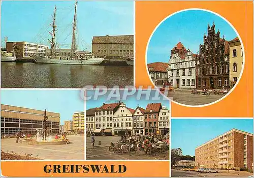 Cartes postales moderne Greifswald Segeischulschiff Wilhelm Pieck