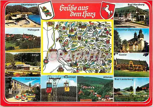 Cartes postales moderne Harz Bad Harzburg Zorge Altenau Goslar