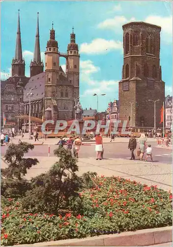 Cartes postales moderne Halle Saale Markt