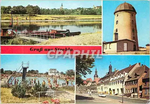 Cartes postales moderne Tellansicht vom Elbufer aus Jugendherberge