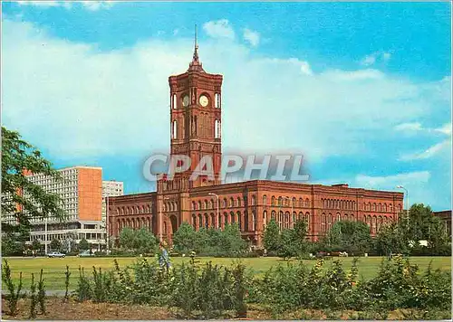 Moderne Karte Berlin Hauptstadt der DDR Rathaus