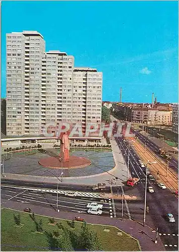 Moderne Karte Berlin Hauptstadt der DDR Place Lenine