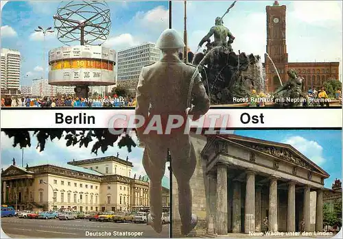 Moderne Karte Berlin Ost Militaria