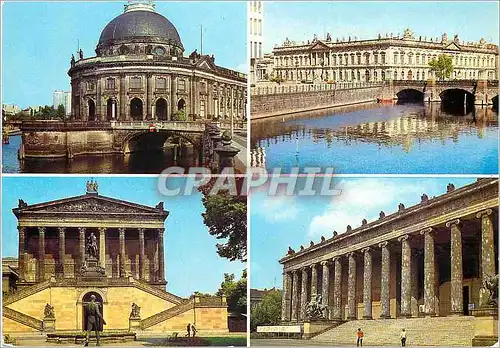 Moderne Karte Berlin Hauptstadt der DDR Altes Museum