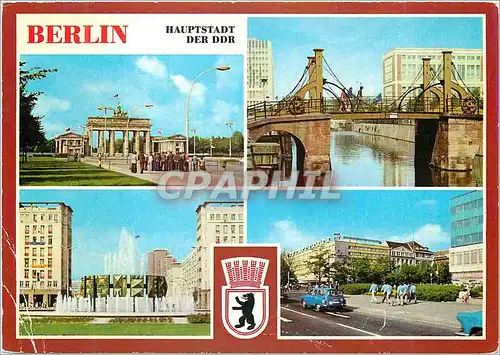 Cartes postales moderne Berlin Hauptstadt der DDR Interhotel Unter den Linden