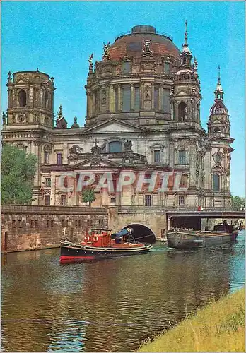 Moderne Karte Berlin Hauptstadt der DDR Cathedrale