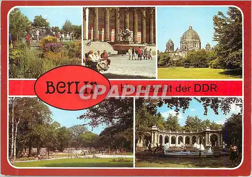 Moderne Karte Berlin Hauptstadt der DDR Marchenbrunnen im Friedrichshain