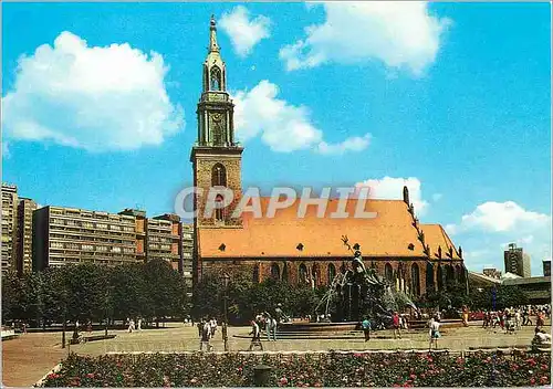 Cartes postales moderne Berlin Hauptstadt der DDR Eglise Notre Dame
