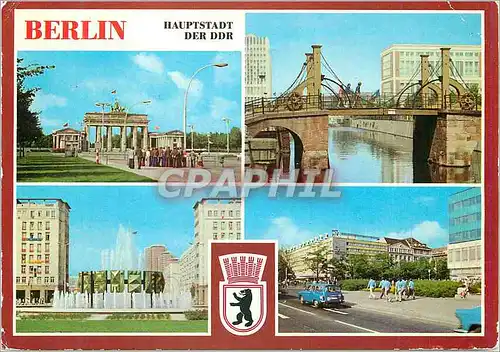 Cartes postales moderne Berlin Hauptstadt der DDR Interhotel Unter den Linden