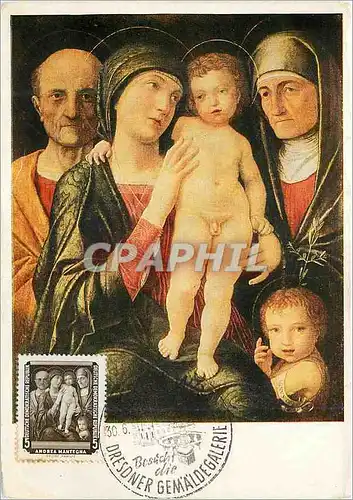 CARTE MAXIMUM Andrea Mantegna Heilige Familie